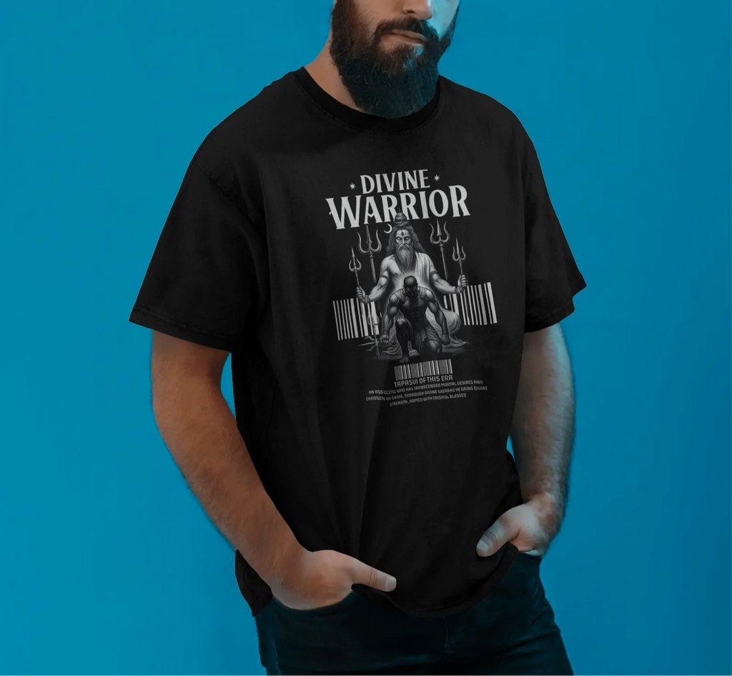 Divine Warrior – Unisex Oversized Classic T-Shirt