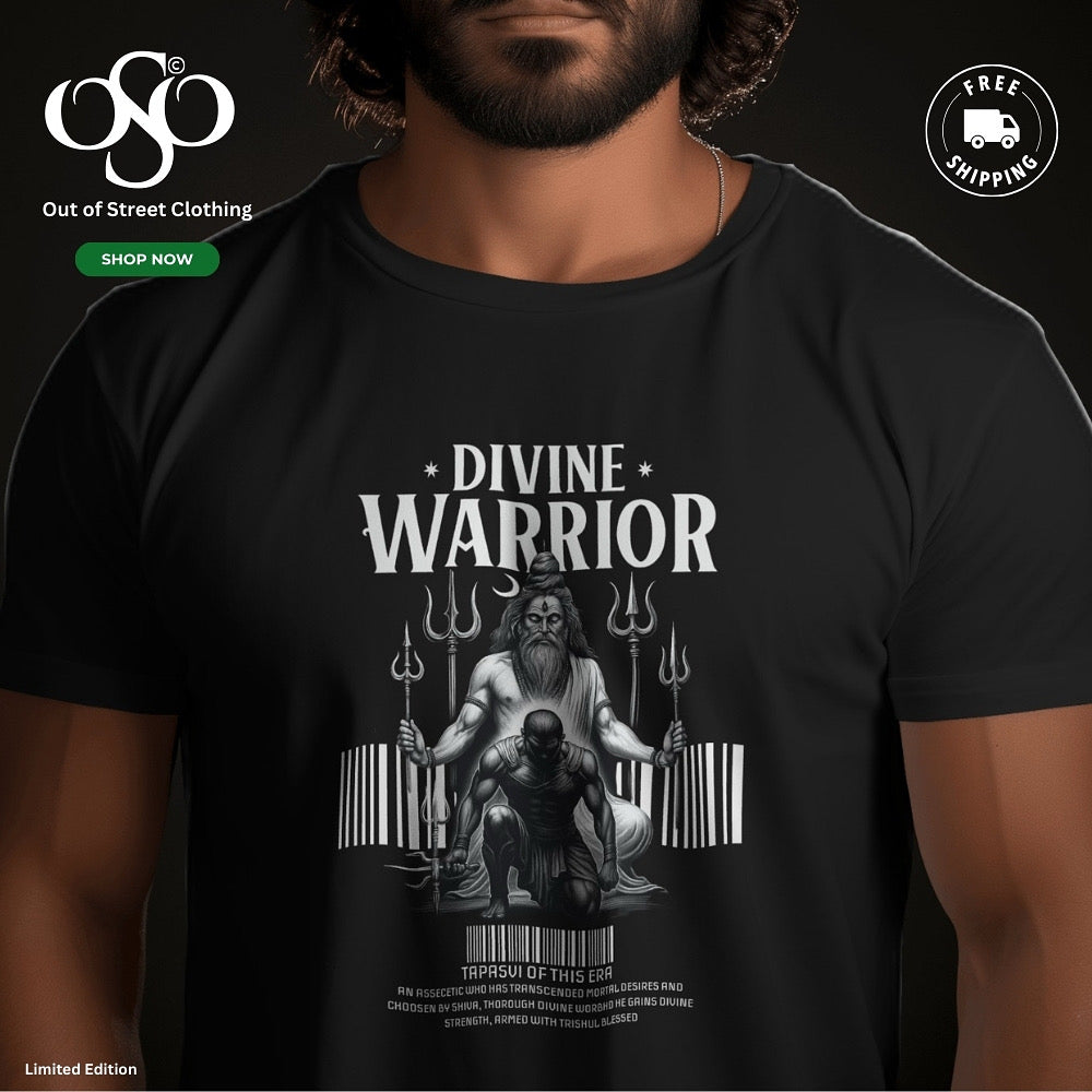 Divine Warrior – Unisex Oversized Classic T-Shirt