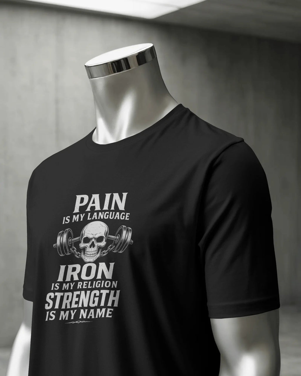 Pain • Iron • Strength” Unisex Classic Crew T-Shirt
