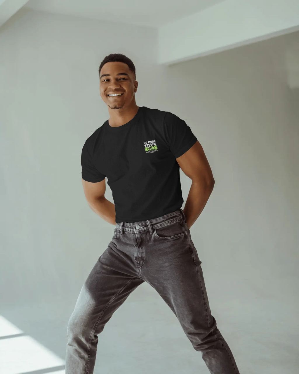 No More Toys – Big Boy’s Dumbbell Edition Gym T-Shirt | Fitness & Bodybuilding Tee