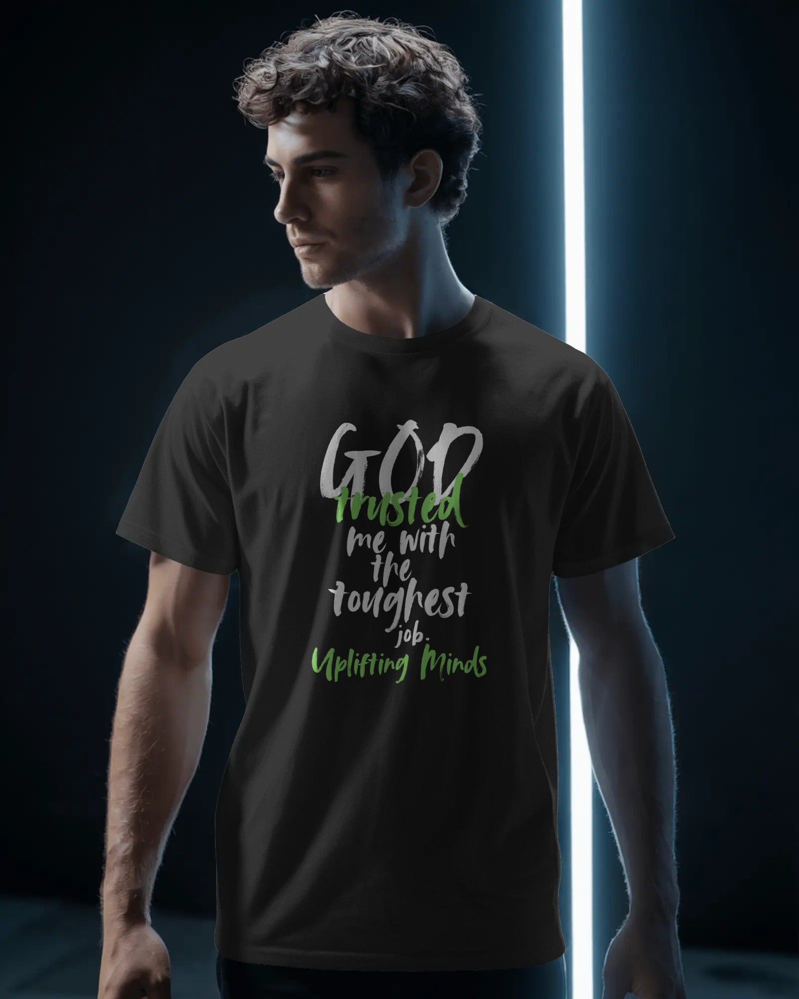 Uplifting Minds – Unisex Standard Cotton T-Shirt (Front & Back Print)
