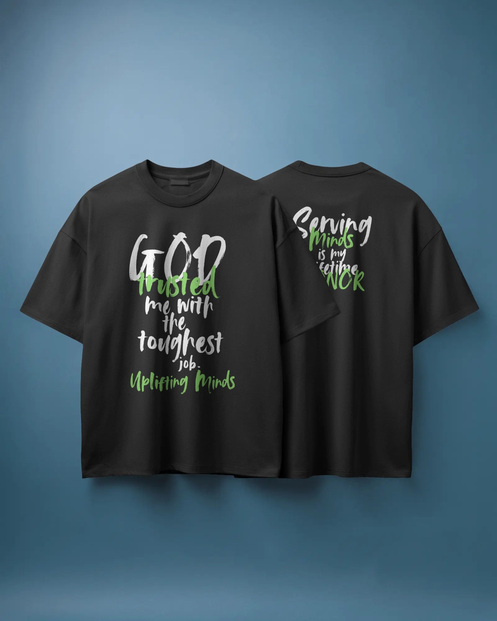 Uplifting Minds – Unisex Standard Cotton T-Shirt (Front & Back Print)