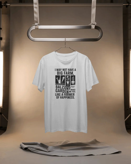 Balcony Farmer of Happiness – Unisex Standard Cotton T-Shirt