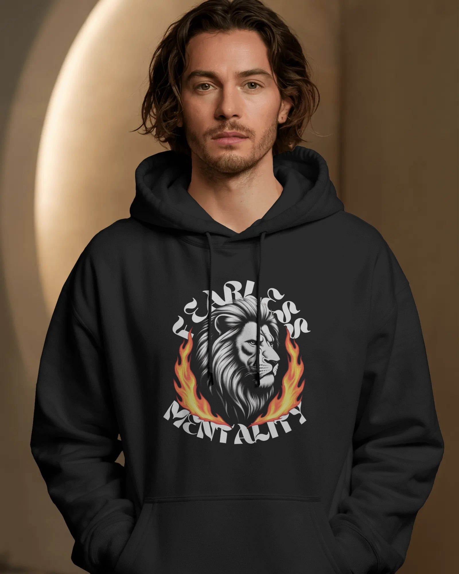 Lion Mentality – Unisex Oversized Hoodie